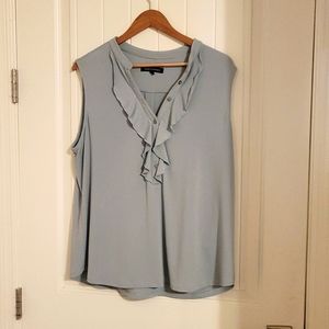 Sage green XL sleeveless blouse